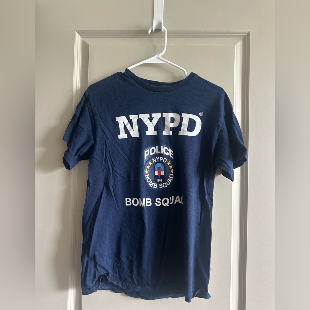 NYPD Unisex Navy Blue T-Shirt